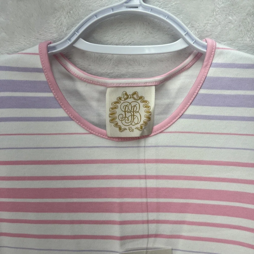 The Beaufort Bonnet Company Sleeveless Polly Play Dress Girl 7 Pima Cotton NEW